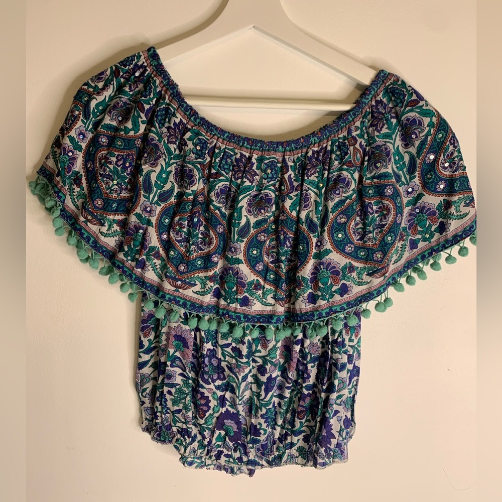 NWT Miss June o/s off the shoulder rayon top